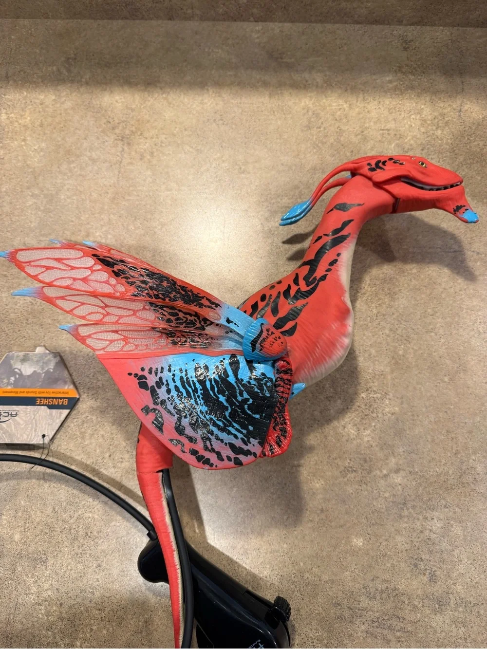 Disney Pandora Avatar Banshee Rookery Red & Blue - Movement Works - No Sound